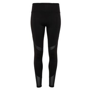 TriDri Womens/Ladies Mesh Tech Panel Full-Length Leggings / Black